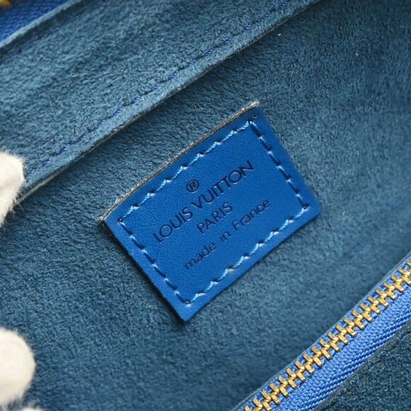 Louis Vuitton Blue Epi Pont Neuf Handbag M52055 MI1908 195638 - Picture 9 of 10